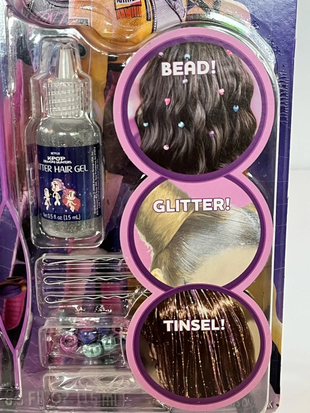 K-Pop Demon Hunters Hair Tinsel Studio DIY Styling Kit